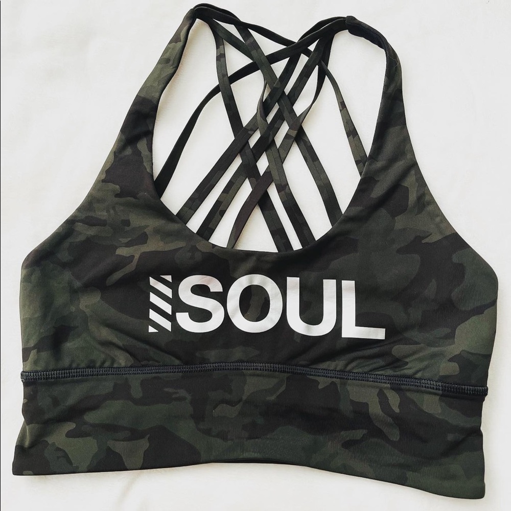Lululemon x SoulCycle compression longline bra